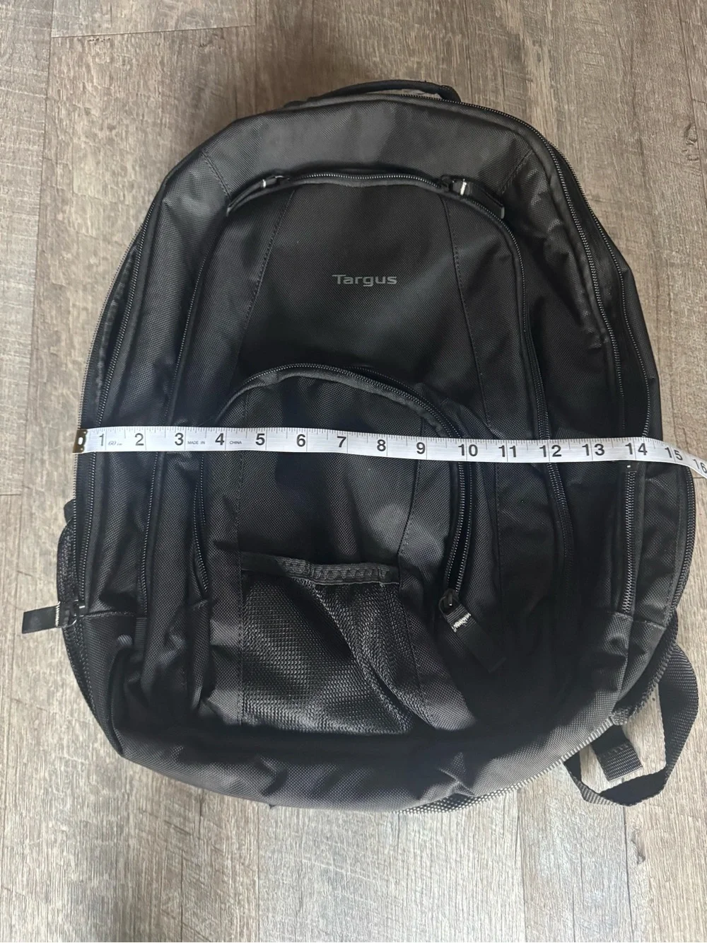 Targus Black Backpack with Multi-Compartment Design